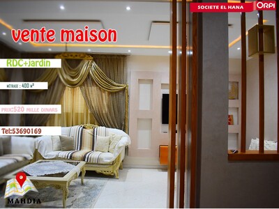 Maison À Vendre Avec Garage À Hiboune Mahdia