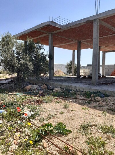 av 1200m maison non fini à hammamet sud