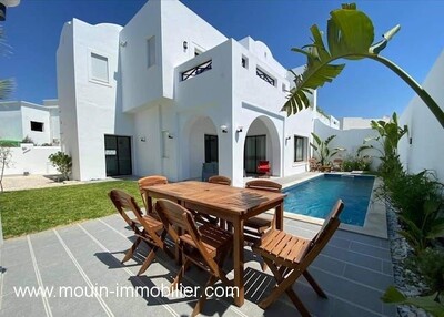 Villa Tropicale avec piscine à L à Yasmine Hammamet