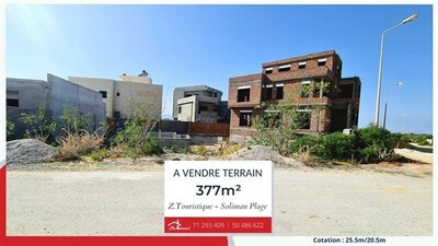Terrain de 377 à 500 Dt le