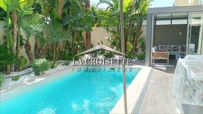 Villa s+3 avec piscine à la soukra MV