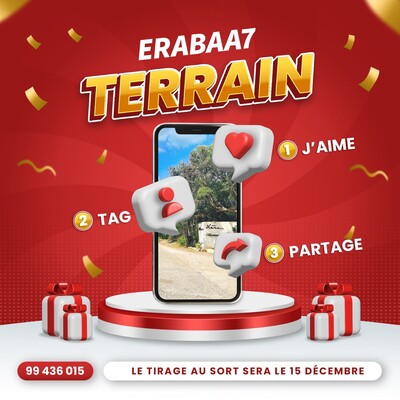 Terrain de 250 m² à Hammamet