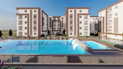 Résidence Bousten 3: Des S+3 au bord de la plage de Hammamet