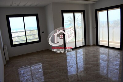 Appartement S+2 Vue Sur Mer Et Pied Dans L’eau