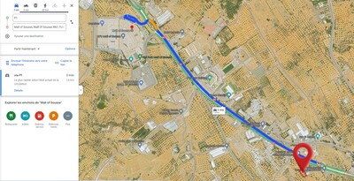 Terrain près du Mall Sousse