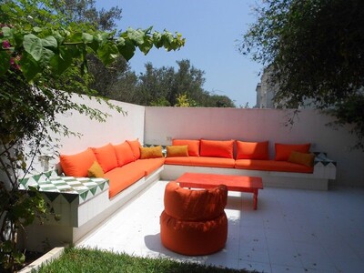 Duplex with garden in guarded residence