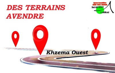 Des Terrains 260m²286m²305m²342m² Khzema Ouest