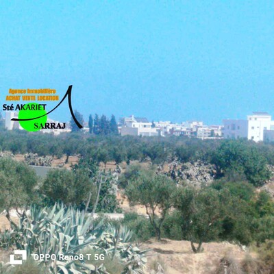 Terrain 781m² Pas Loin de RondPoint El Guendouz Kantaoui
