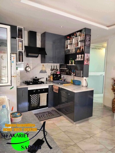 Coquette Appartement S+2 Meublé Prés de Mosquée Hamza