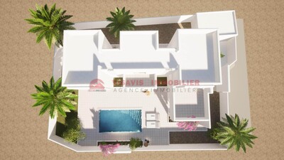 CONSTRUCTION CLÉ EN MAINVILLA AVEC PISCINE ZU DJERBA  RÉF