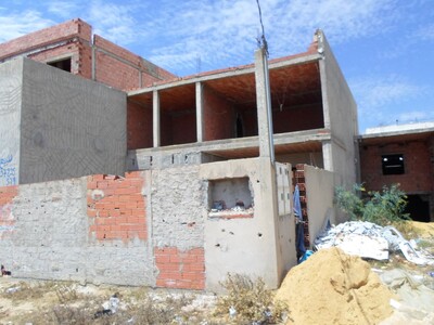 A unfinished villa located in North Hammamet