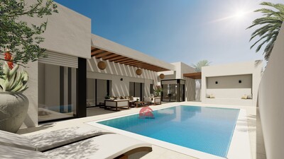 VILLA ET PISCINE PRIVÉE À HOUMT SOUK DJERBA