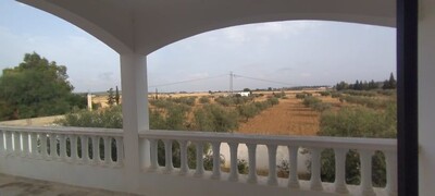 villa 5000m a la compagne de hamamet sud