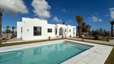 GRANDE MAISON MEUBLÉE À MEZRAYA DJERBA EN TUNISIE