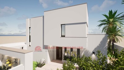 P 695 HOUMT SOUK DJERBA PROJET CLÉ EN MAIN VILLA TITRE BL