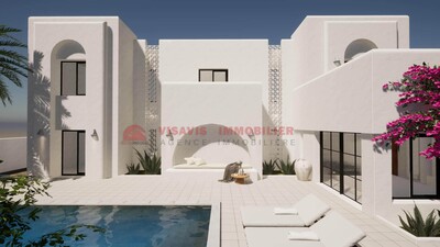 CONSTRUCTION CLÉ EN MAIN VILLA AVEC PISCINE ZU DJERBA