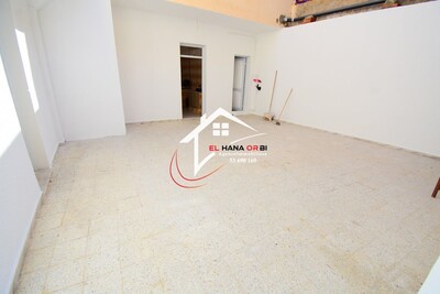 à vendre RDC d’une maison arabe à hiboune