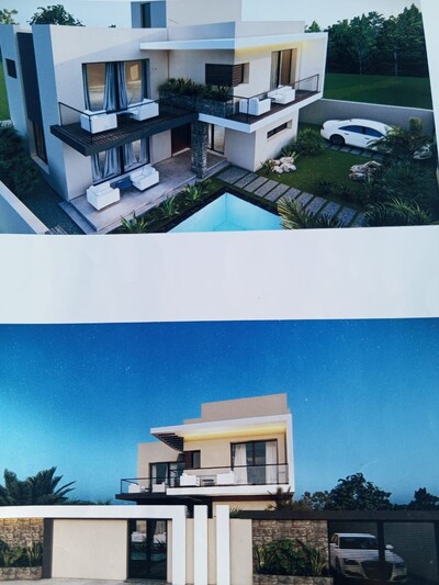 villa avec piscine et jardin 300 m