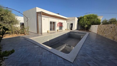 Villa de plain pied à vendre à Houmt Souk Djerba ZU