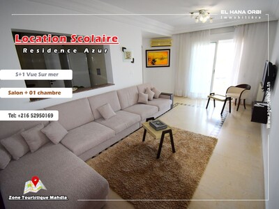 appartement s+1 de charme proche de la plage