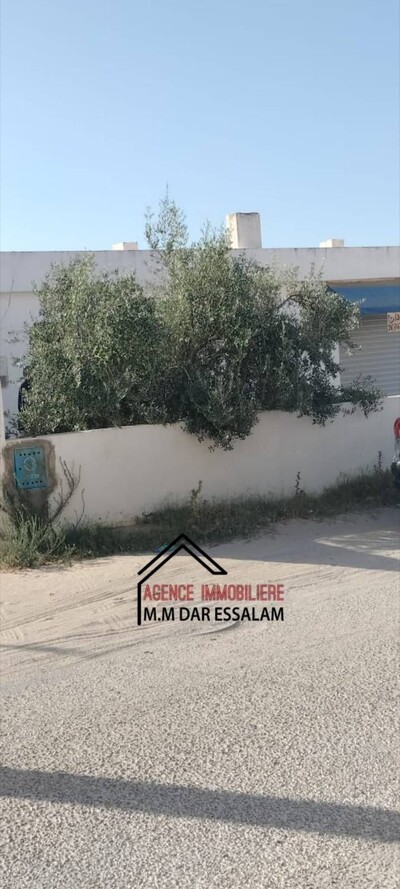 maison avec deux garages sur la route