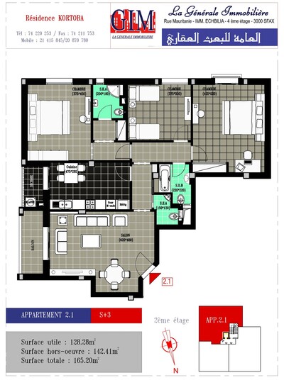 APP S+3 TRES HAUT STANDING