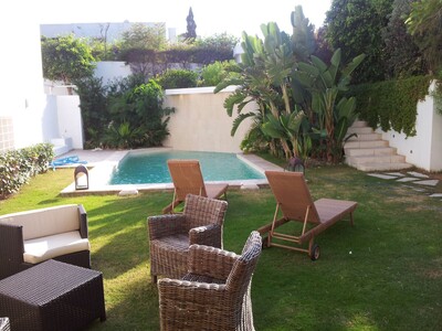 Villa foot in water at La Marsa Cubes