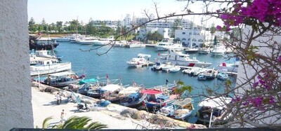 appartement vue port à la marina