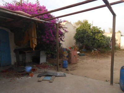 A vendre maison avec grande terrain à bouargoub
