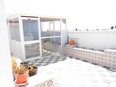 AV un beau studio à Hammamet avec terrasse vue mer