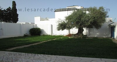 Villa avec grand jardin zone grand hôtel Hammamet