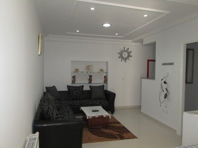 Location estivale appartement s+2 RDC zone Miramar Hammamet