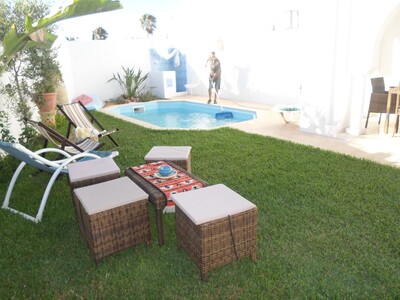 a very nice bungalow with pool near the sea a mamoura