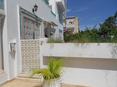 Av un appartement RDC dans une résidence gardée à Hammamet