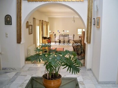 Villa Warda has to Hammamet North Zone Beach