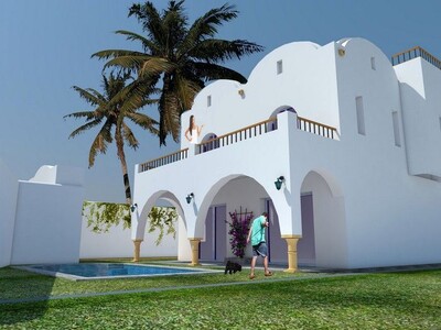 Villa avec piscine zone craxi Hammamet