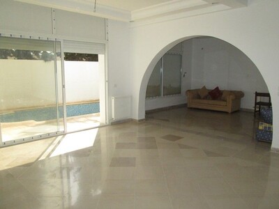 Villa style américain à Hammamet sud zone calme