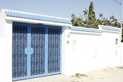 a bungalow in Maamoura Beach near the sea