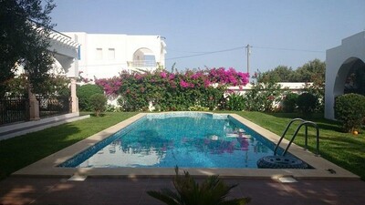 villa proche de yasmine Hammamet avec piscine