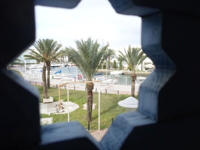 for sale appartementement with pleasant view over canal in the Marina