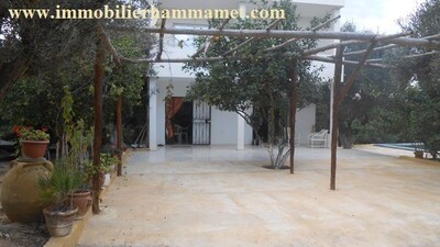 KG villa avec piscine av dans la compagne de hammamet