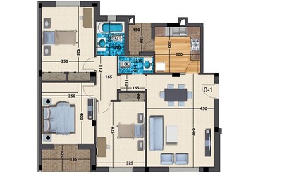 an appartementement luxury s + 3