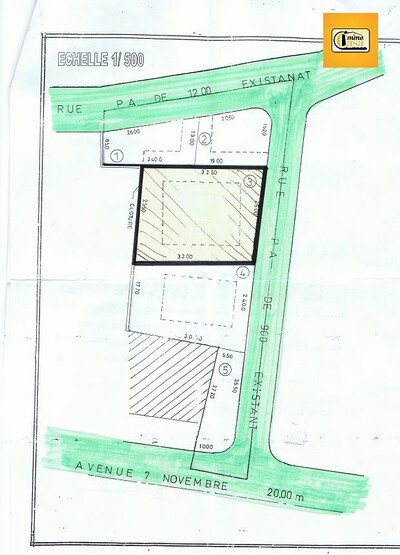 A vendre un terrain au centreville d’El Haouaria