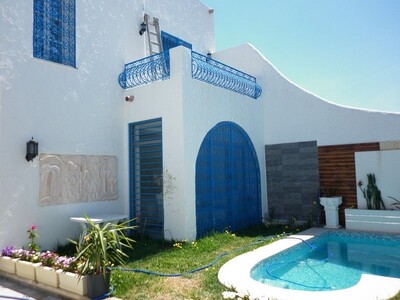 Villa avec piscine à Hammamet zone Craxi 5 min de centre vill