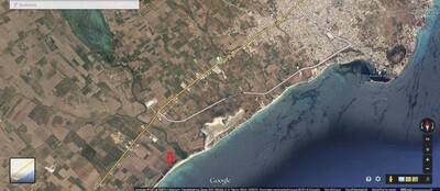 Terrain pieds dans l'eau à Kelibia