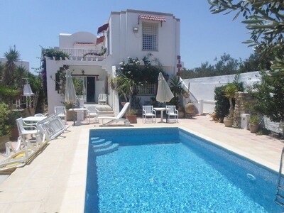 magnifique ville avec piscine pour vacance à hammamet nord