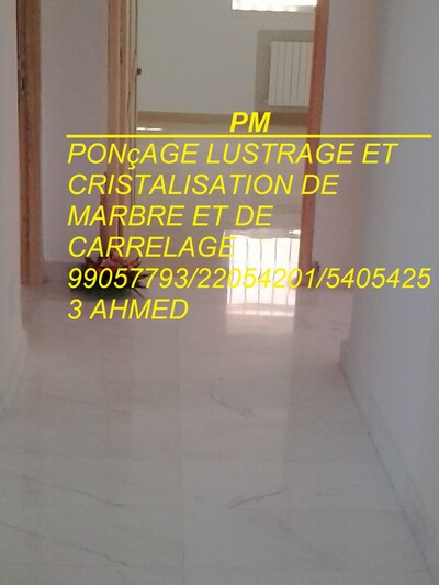 CRISTALISATION DE MARBRE