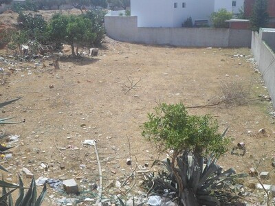 AV un terrain de 1090 à hammamet