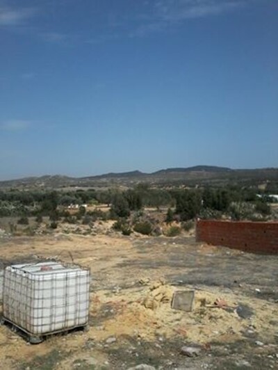 Terrain 130 m à vendre hammamet fawara hammamet