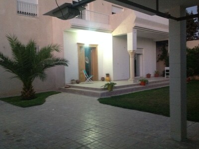 Villa road from relais